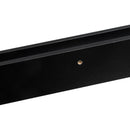 Set de 4 estantes repisa para cuadros de MDF negros de 60 cm