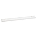 Set de 4 estantes repisa para cuadros de MDF blancos de 100 cm