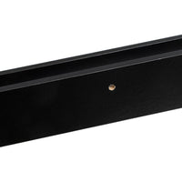 Set de 4 estantes repisa para cuadros de MDF negros de 100 cm