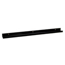 Set de 4 estantes repisa para cuadros de MDF negros de 100 cm