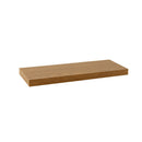 Set de 2 estantes flotantes de pared de MDF color roble de 60 cm
