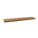 Set de 2 estantes flotantes de pared de MDF color roble de 120 cm