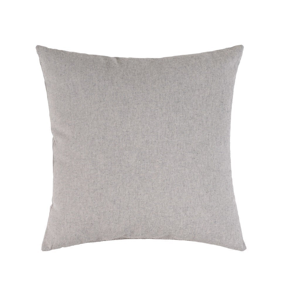 Set 6 cojines decorativos de 45x45 cm gris y beige con relleno