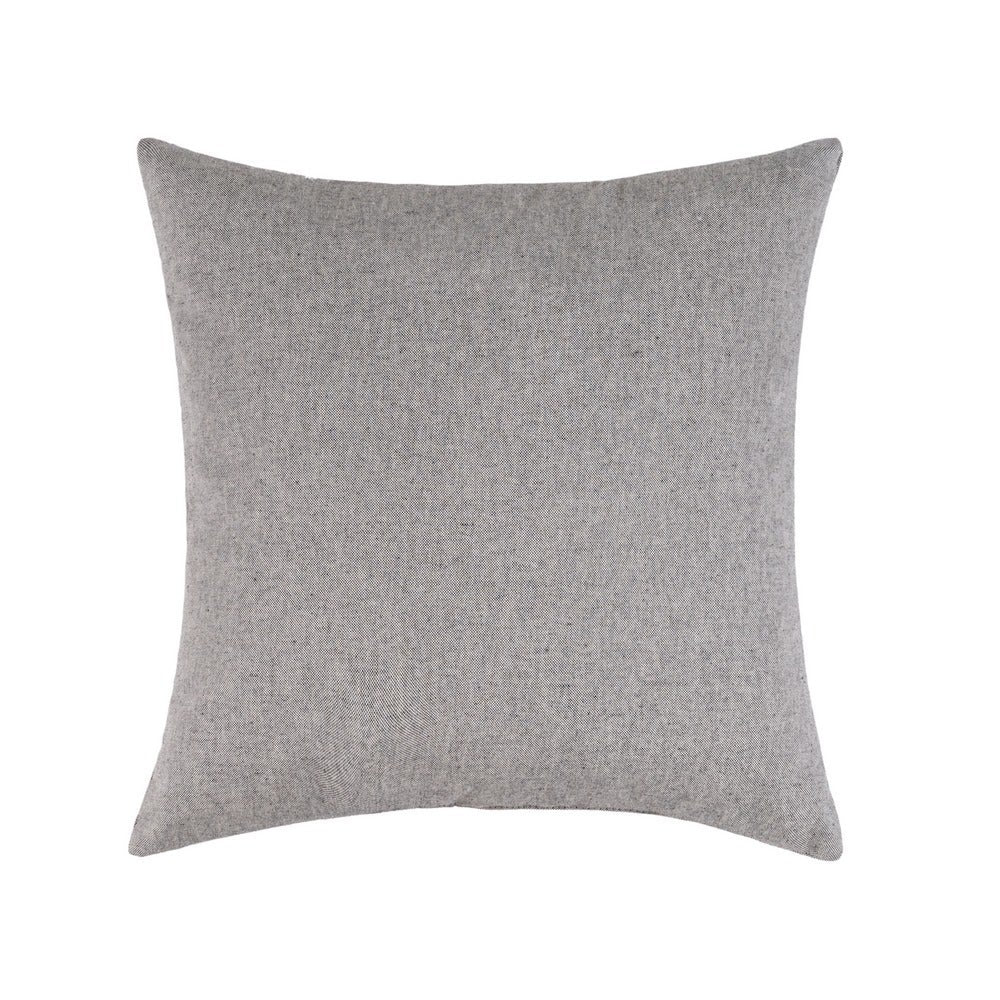 Set 6 cojines decorativos de 45x45 cm marrón y gris con relleno