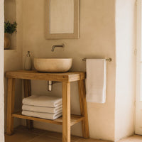 Juego de 8 toallas de baño color blanco de 140x70 cm de 550gr/m²