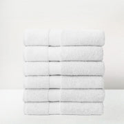 Juego de 6 Toallas Blanco Roto 150x100