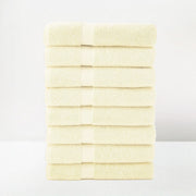 Juego de 8 Toallas Crema 140x70