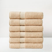 Juego de 6 Toallas Beige 150x100 6Pz