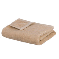 Set 12 Toallas Mano 100x50cm 100% Algodón 450g Beige