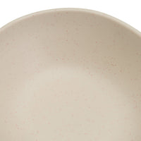 Juego de 6 boles grandes de melamina beige de 16 cm