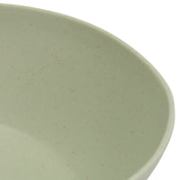 Juego de 3 ensaladeras de melamina verde de 23 cm