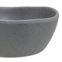 Juego de 6 boles pequeños de melamina gris de 11 cm