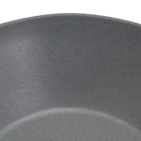 Juego de 3 ensaladeras de melamina gris de 23 cm