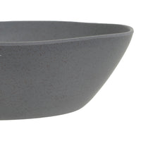 Juego de 3 ensaladeras de melamina gris de 23 cm