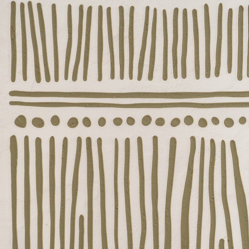 Set 2 cuadros abstractos decorativos beige con marco de 70x50 cm