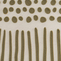 Set 2 cuadros abstractos decorativos beige con marco de 70x50 cm