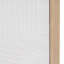 Set 2 cuadros abstractos decorativos beige con marco de 70x50 cm