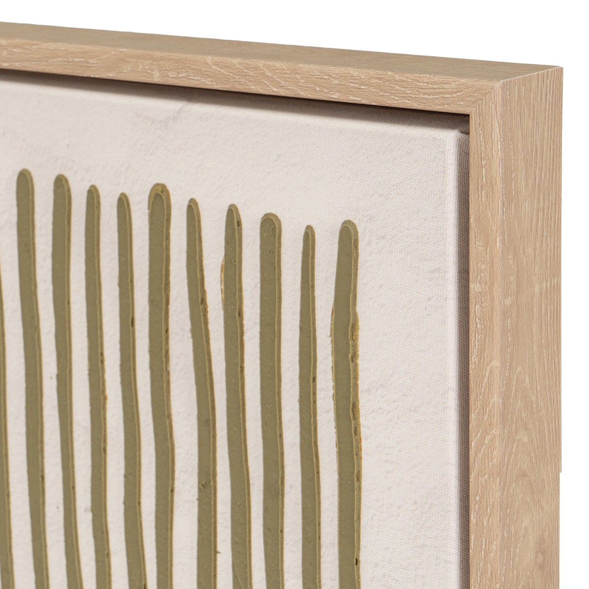 Set 2 cuadros abstractos decorativos beige con marco de 70x50 cm