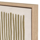 Set 2 cuadros abstractos decorativos beige con marco de 70x50 cm