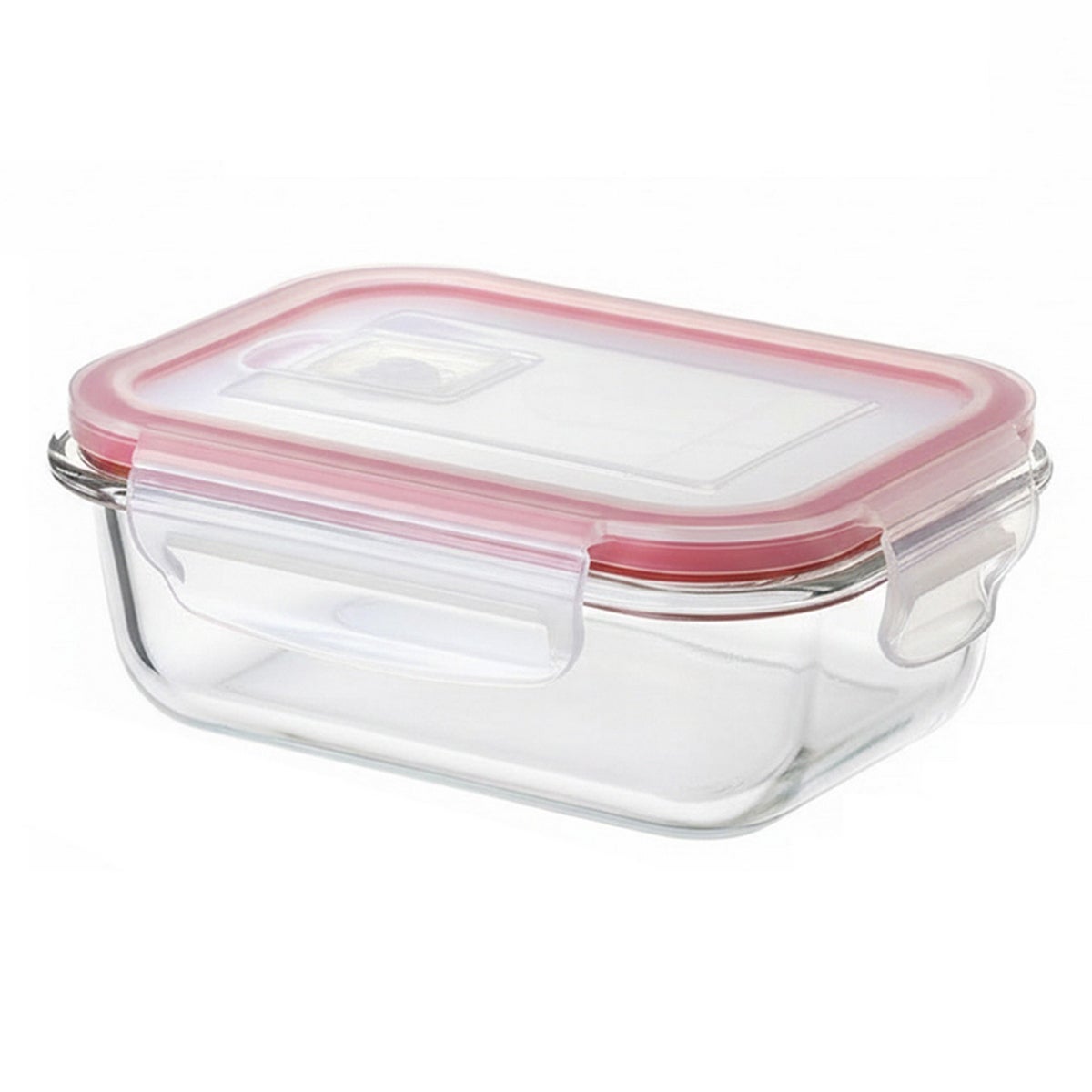 Set 12 tapers rectangulares de cristal borosilicato de 1500 ml