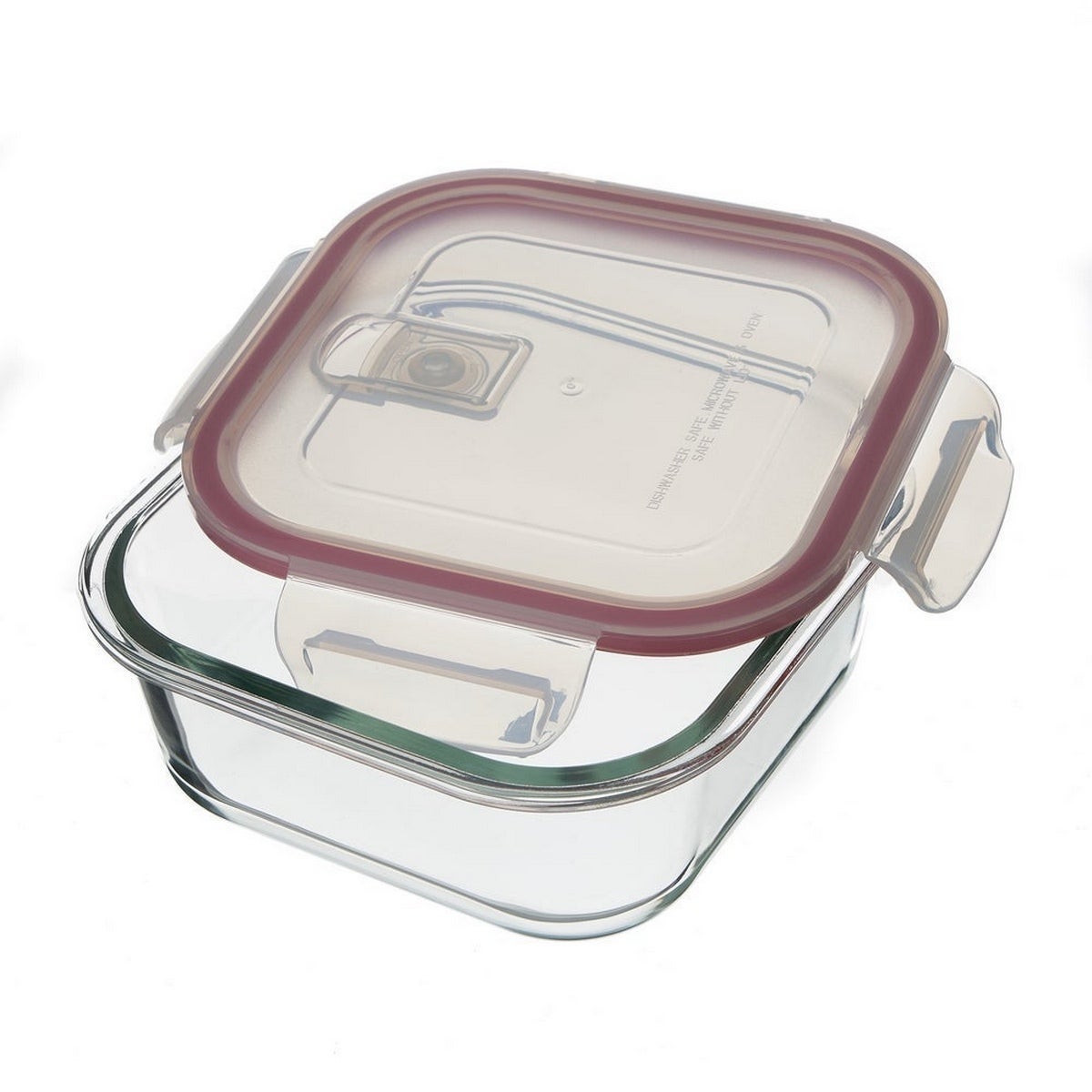 Set 12 tapers rectangulares de cristal borosilicato de 800 ml