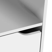 Set de 2 mesa auxiliares blancas