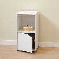 Set de 2 mesa auxiliares blancas
