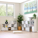 Set de 2 mesa auxiliares blancas