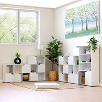 Set de 2 mesa auxiliares blancas
