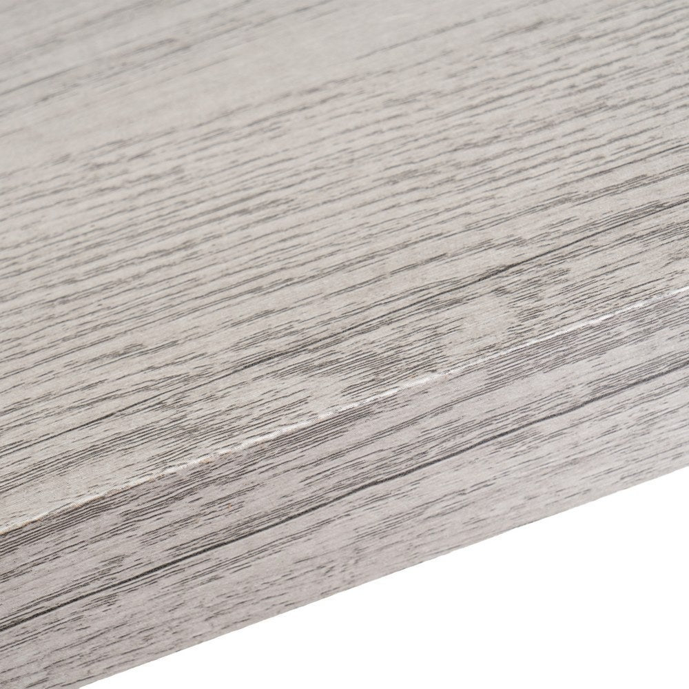Set de 2 estantes flotantes cuadrados de tablero laminado gris de 23,5cm