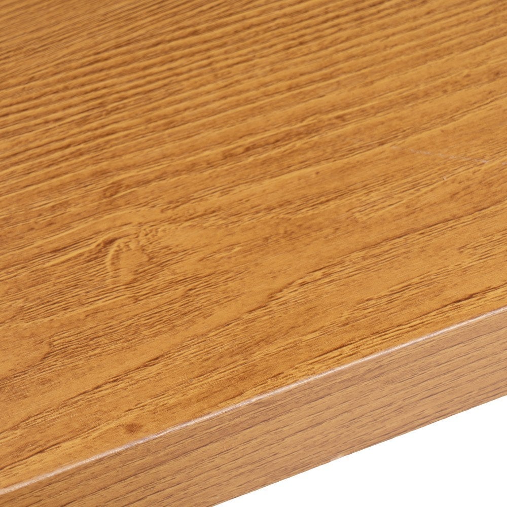 Set de 2 estantes flotantes cuadrados de tablero laminado roble miel 23,5