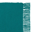 Set de 3 alfombras rectangulares verde azul y gris de algodón de 50x80cm