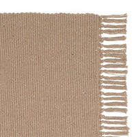 Set de 3 alfombras rectangulares marrón rosa y beige de algodón de 50x80cm