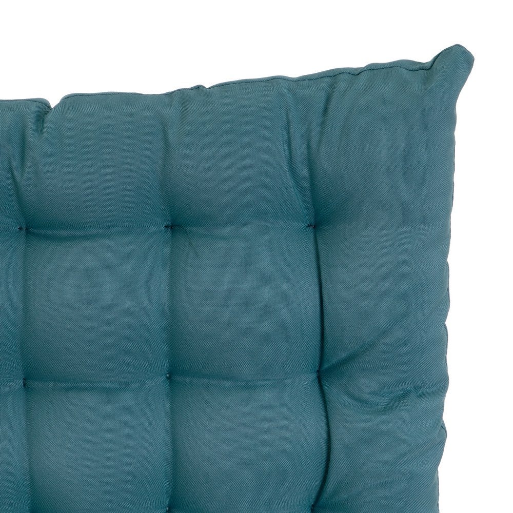 Set de 4 cojines de silla exterior Magic poliéster azul 40x40x5 cm