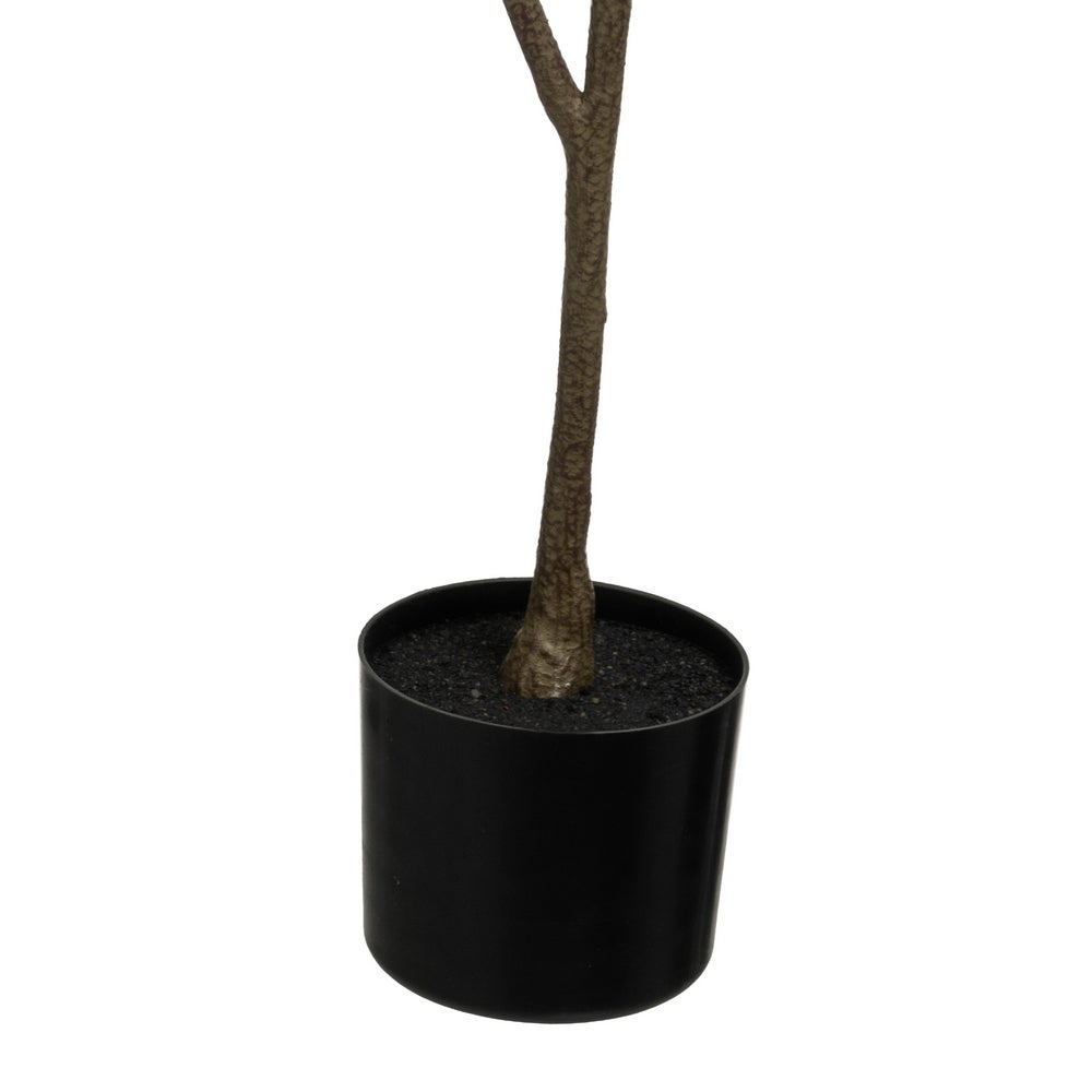 Set de 2 plantas de eucalipto verdes de plástico con maceta de 60x120 cm