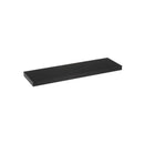Set de 2 estantes de pared flotantes negros de 80x24 cm