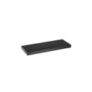 Set de 2 estantes de pared flotantes negros de 60x24 cm
