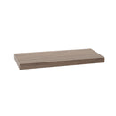 Set de 2 estantes de pared flotantes en tono natural de 60x24 cm