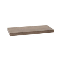 Set de 2 estantes de pared flotantes en tono natural de 60x24 cm
