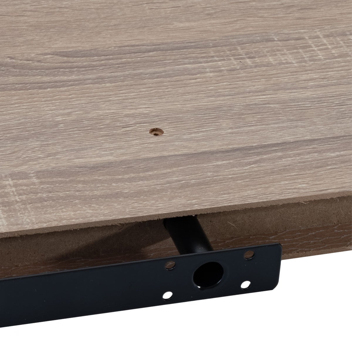 Set de 2 estantes de pared flotantes en tono natural de 60x24 cm