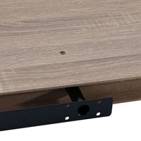 Set de 2 estantes de pared flotantes en tono natural de 60x24 cm