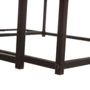 Set de 2 Mesa auxiliares auxiliares nido Urban negra