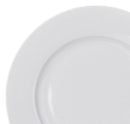 Set de 12 platos postre redondos blancos de porcelana de Ø 19 cm