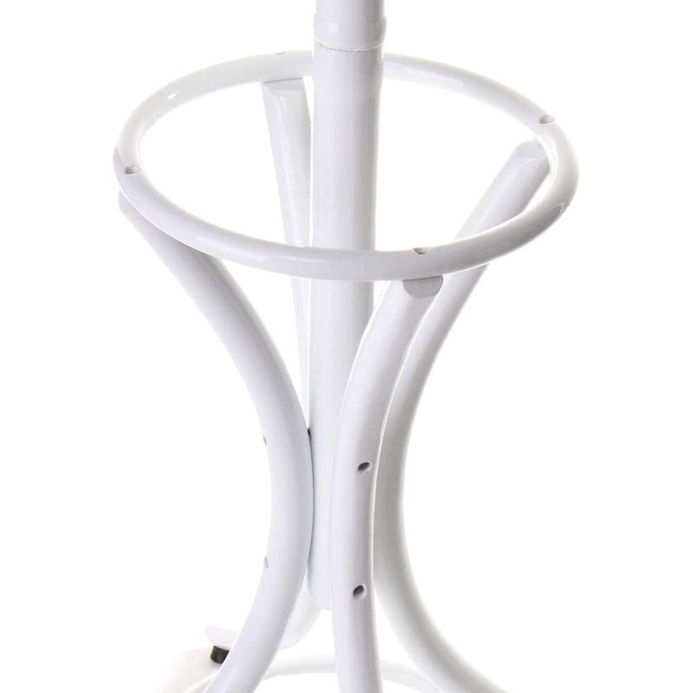 Perchero de 12 Brazos clásico Blanco de Madera de 184 cm