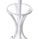 Perchero de 12 Brazos clásico Blanco de Madera de 184 cm