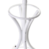 Perchero de 12 Brazos clásico Blanco de Madera de 184 cm