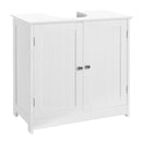 Bajo lavabo pie de madera blanco de 60x30x60 cm