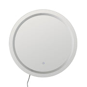Espelho de casa de banho com luz led de 60 cm