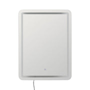 Espelho de casa de banho com luz LED de 60x80 cm