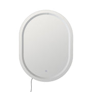 Espelho de casa de banho com luz LED de 60x80 cm